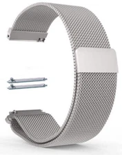 Magnetic Clasp Stainless Steel Mesh Milanese Bracelet Watch Band Strap #5041