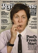 Rivista Rolling Stone DUE NUMERI 2012 e 2013 PAUL MCCARTNEY Van Halen Lorde