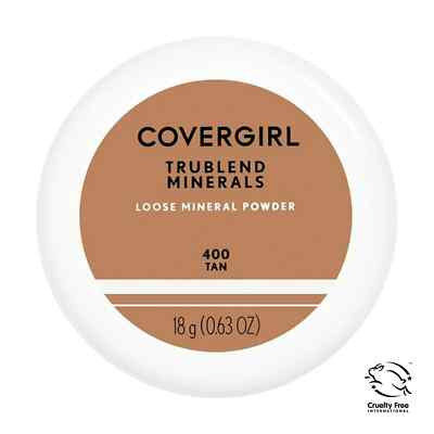 Pack of 2 unts Covergirl truBlend Minerals Loose Powder 400 Tan - NEW WITH BOX