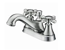 ANZZI Major Series 4" Center set 2-Handle Mid-Arc Bathroom Faucet Brushed Nickel