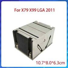 X79 X99 LGA 2011 2011-3Pin CPU Server Heatsink Rectangle Cooler Radiator 10.7cm