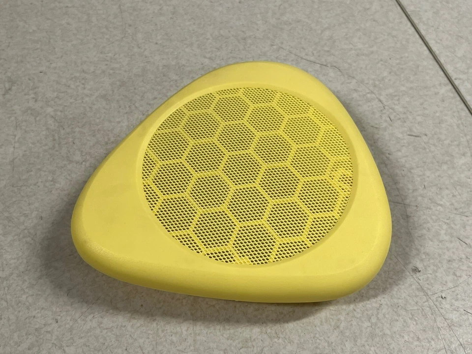 2002-2005 Ford Thunderbird Center Console Speaker Covers Grilles Yellow Pair - Image 3 of 4