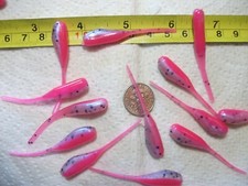 100-2"-CRAPPIE-PANFISH-MINNOWS-SOFT FISHING GRUBS-JIGS-SCENT-STINGERS-LURES-lot