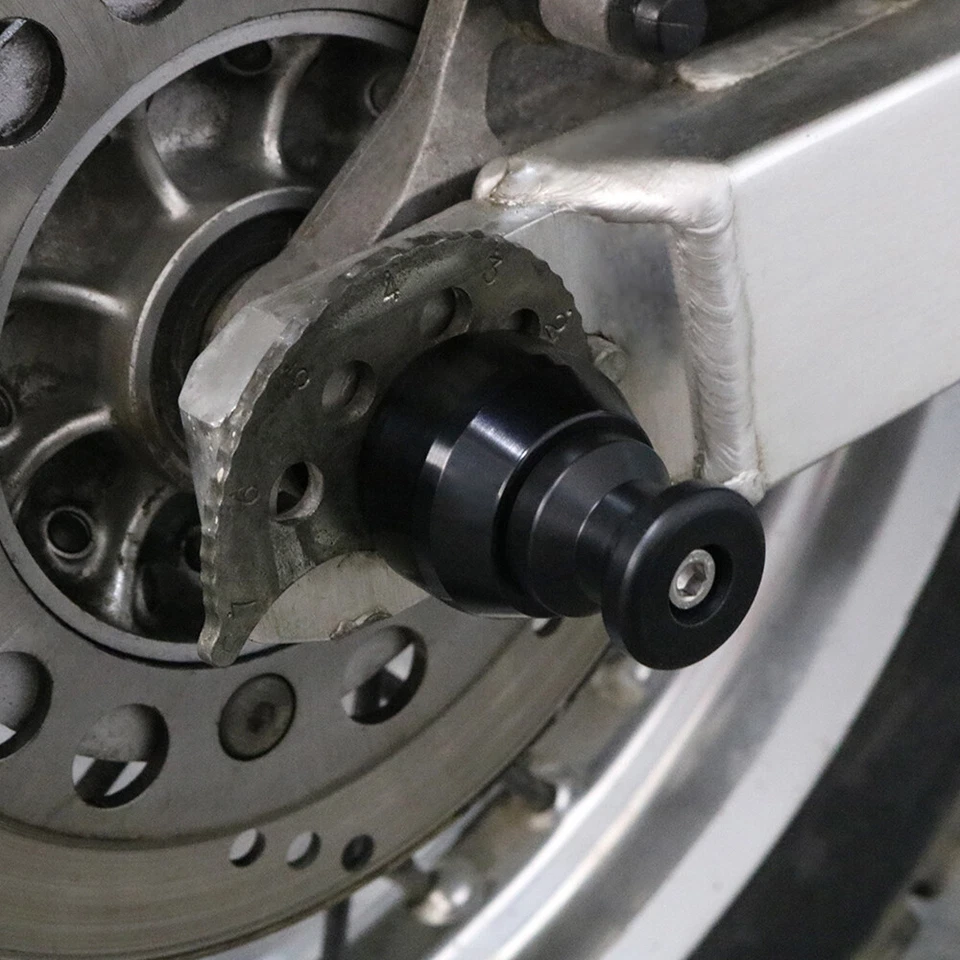 Front Rear Axle Slider Crash Protector Fit For Suzuki DR650 DR650SE 1996-2022 - Image 3 of 4