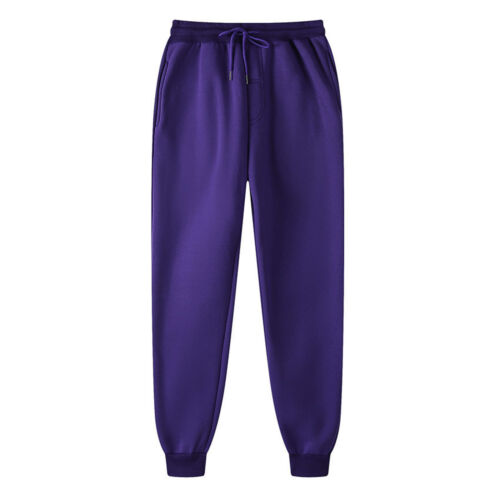 Warme Fleece gefütterte Herren Jogginghose Gym Workout Sweatpants Trainingshose - Bild 17 von 66