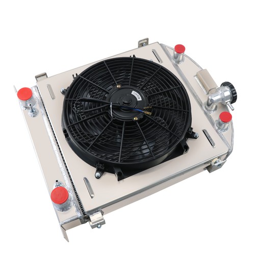 3 Row Radiator Shroud Fan For Ford Model Base 3.3L L4 Flathead Engine 1928 1929 - Foto 4 di 9