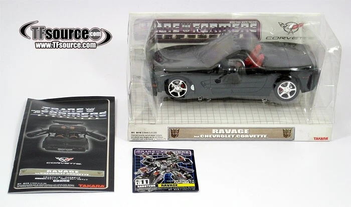 Takaratomy Transformers Binaltech BT-11 Ravage Feat. Chevrolet Corvette Z06 Conv - Image 2 of 4
