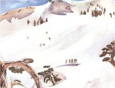 Millard Owen Sheets - Western Ski Country DIGITAL IMAGE