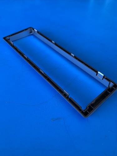 KENWOOD SINGLE DIN MARINE RADIO SILVER TRIM RING PANEL - Picture 3 of 4