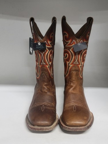 Bota Western Cody James Lynx marrón para hombre talla 8,5D - Imagen 3 de 10