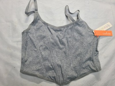 Women's Casual Corset Colsie Gray Size XL