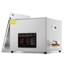 15L Ultrasonic Cleaner with Heater Timer Basket Digital Sonic Machine