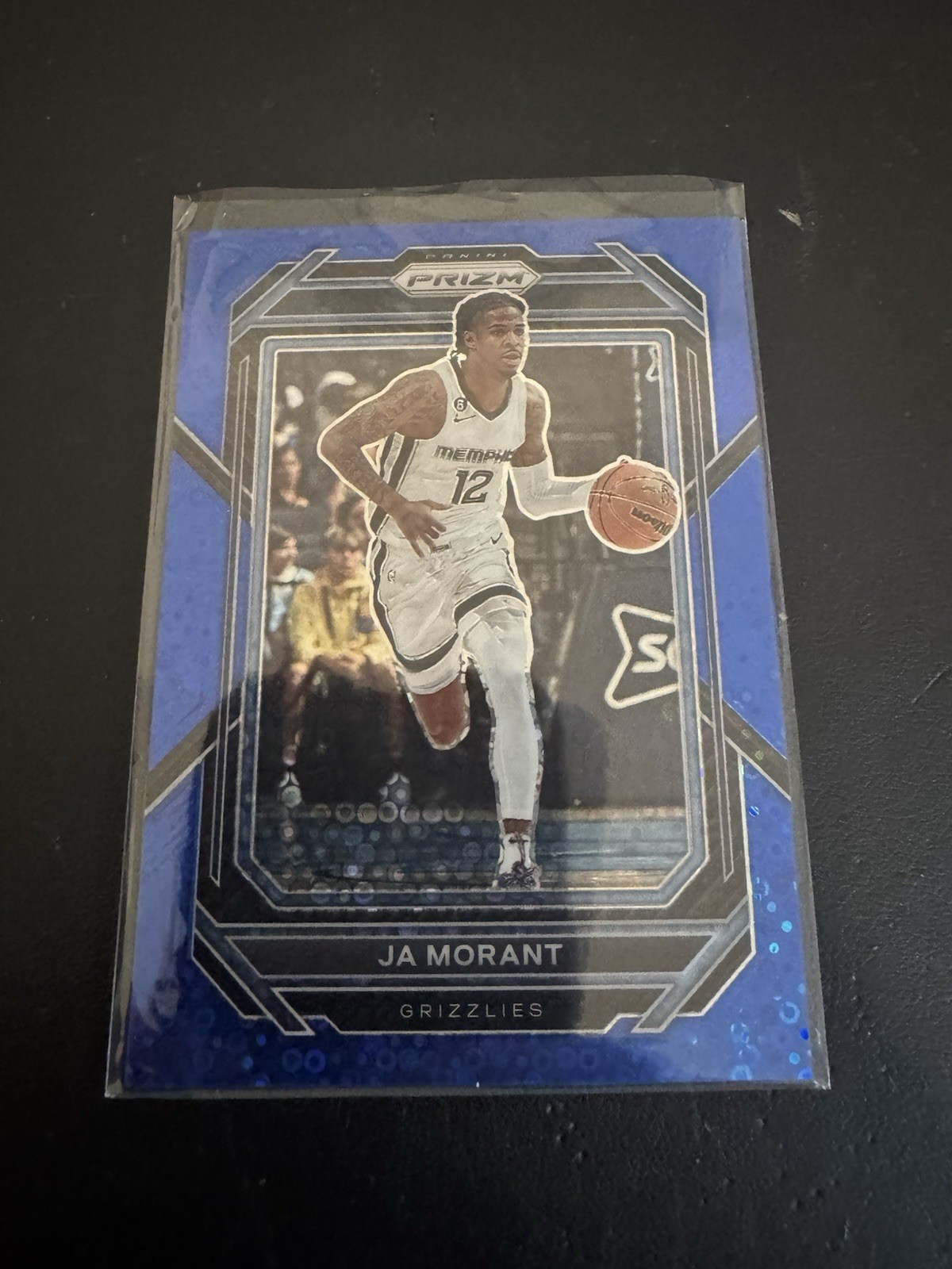 2022-23 Ja Morant Panini Prizm Fast Break Blue Disco /150 #200