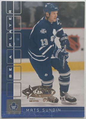 2001-02 BAP Memorabilia All-Star Fantasy Mats Sundin /10 Toronto Maple Leafs
