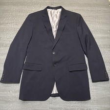 Banana Republic Blazer Lanificio Cerruti Wool Navy Mens 44R Tailored Fit Jacket