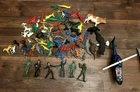VINTAGE LOT OF 1960's and 1970's plastic toys MARX,MPC,REMCO playsets