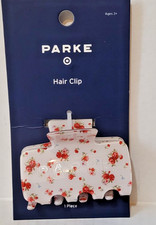 Parke x Target Cream Flora Claw Clip