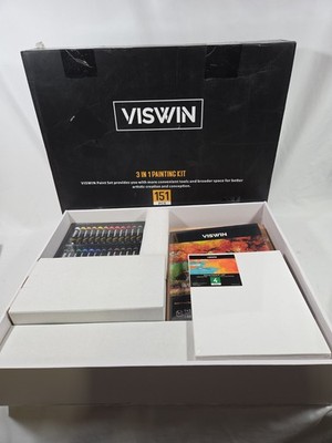 VISWIN All-In-One Artist Painting Set, 151 Pcs Professional Painting Kit NOB 