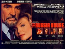 RUSSIA HOUSE 1990 Sean Connery, Michelle Pfeiffer, Roy Scheider UK QUAD POSTER