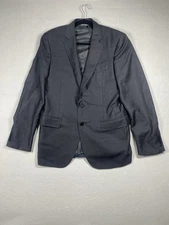 Canali Sport Coat Mens 36R Gray Italy Made Wool Travel Blazer Jacket G2U