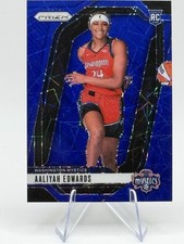 2024 Prizm WNBA AALIYAH EDWARDS Blue Velocity Variation Rookie RC Mystics SP