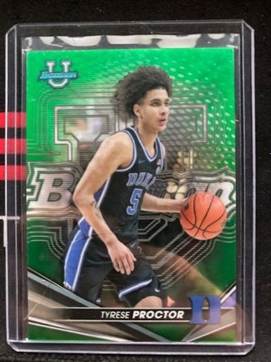 2022-23 Bowman U Best Green Refractor /99 Tyrese Proctor #53 Duke/Cavs