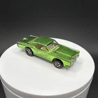 Vintage Hot Wheels Redline Custom Continental MK III Light 🍏 Green - Very Nice!