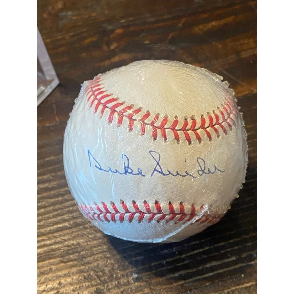 Duke Snider Autographed Signed Baseball Official Ball National League - Image 2 of 4