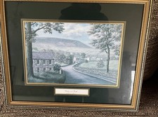 Painting Of Barley And Pendle By David N Johnson