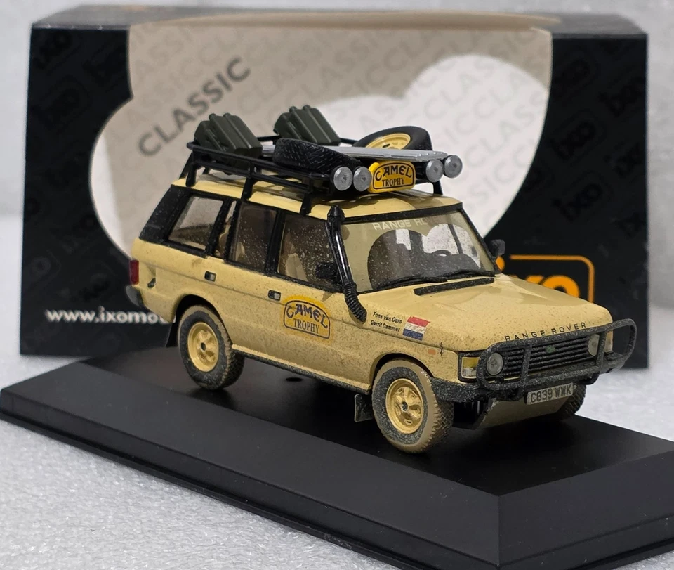 WOW Range Rover Camel Trophy Gerrit Dammer-Fons van Oers 1987 1:43 IXO RARE!! - Image 3 of 4