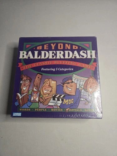 Vintage 1997 Parker Brothers BEYOND BALDERDASH The Classic Bluffing Game Sealed