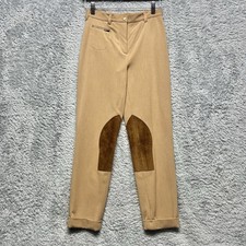Lauren Ralph Lauren Pants 2P Beige Riding Breeches Equestrian Jodupurs Patches