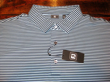 Neu mit Etikett Footjoy mehrfarbiges Piqué-Golfpolo für Herren – Stil #32354 – 3XL