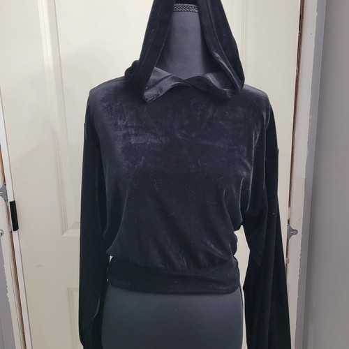 Express Black Textured Hoodie