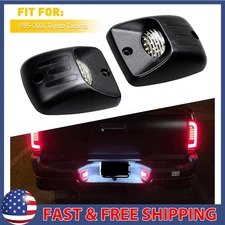 2pcs For Toyota Tacoma 1995-2004 Red OLED Tube LED License Plate Light Tag Lamp