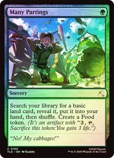 MTG FOIL Many Partings  - Avatar: The Last Airbender Eternal #169
