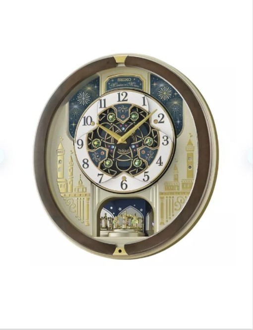 時計 Music-Mania Seiko QXM275BRH Dancing Fairies Melodies In Motion Wall Clock