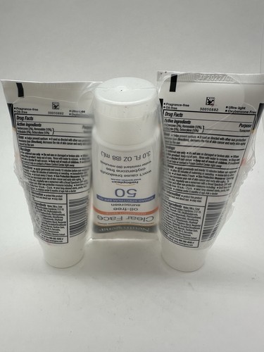 Neutrogena Clear Face Sunscreen Lotion SPF50 3oz (3 Pack) - Picture 4 of 4