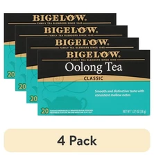 (4 Pack) Bigelow Oolong Tea Bags – 20 Count Each, Premium, Smooth Taste,Hot Brew