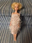Vintage 60's HALINA'S Doll TAGGED Pink Roaring 20's Flapper Dress NO DOLL As Is