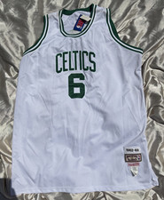 Mitchell & Ness Boston Celtics Bill Russell #6 White/Green Jersey 1962-63 Patch