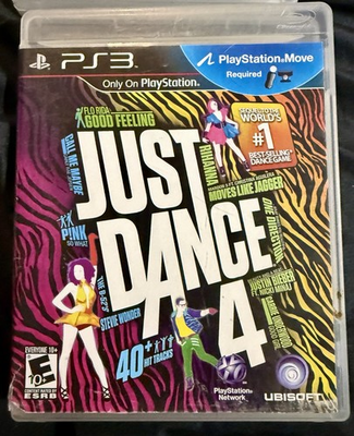 #ad JUST DANCE 4 rare Playstation 3 Game PS3 Move Required Excellent $3.99