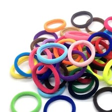 Elastic Hair Bands Ties Nylon Seamless Rubber Ponytail Holder Accessories Women