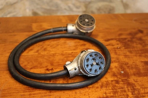 WW2 MILITARY RADIO ZA10496 EKC SA SA645 wireless 12 pine DOG BONE lead 60cm long