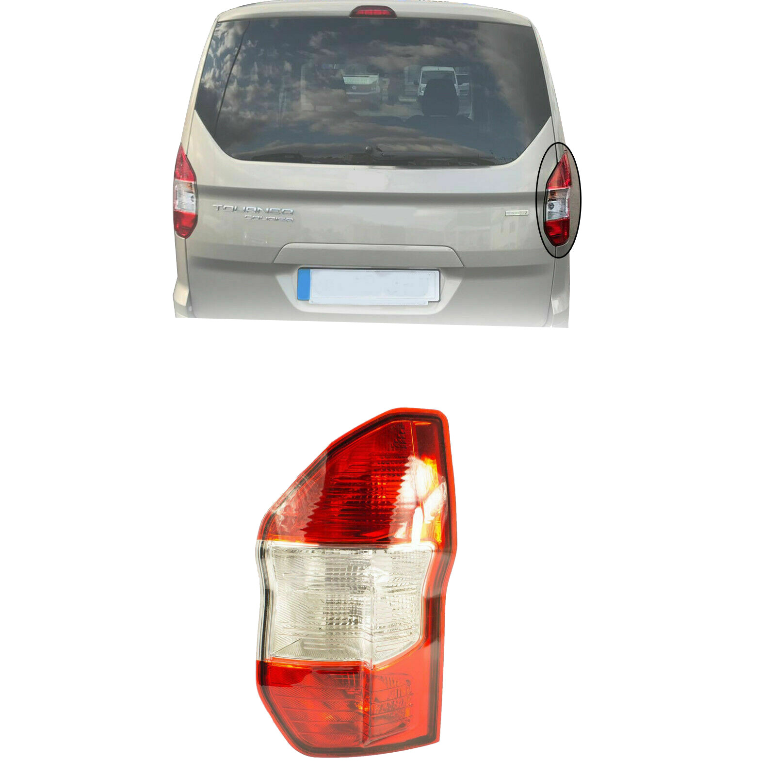 Feu arrière droit Ford Transit Courier 2014-2020 phare 1918777