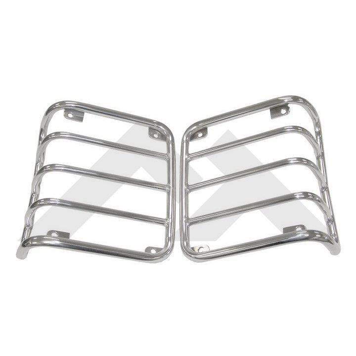 Grilles de feu arrière en inox pour conducteurs exigeants cherchant une protection métallique durable