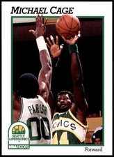 Michael Cage #198 1991-92 Hoops