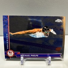 2024 Topps Chrome US Olympics Michael Phelps #200 Swimming Legend
