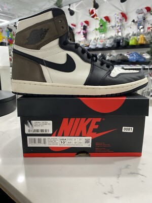 Size 10.5 - Jordan 1 Retro OG High Dark Mocha