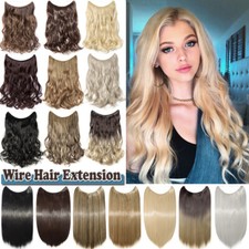 Secret Wire In Hair Extensions Invisible One Piece Natural Thick As Human